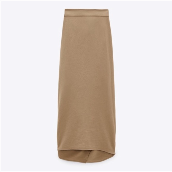 NWT Zara Draped Wrap Skirt - Picture 7 of 12